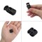 20 Pcs Plastic Cord Locks kit Elastic Bungee Nylon Shock Cord 1/8" 50 ft Lengths, DaKuan 10 Pcs Sing-Hole, 10 pcs Double-Hole (Black) End Spring Toggle Stopper Slider with Crafting Stretch String